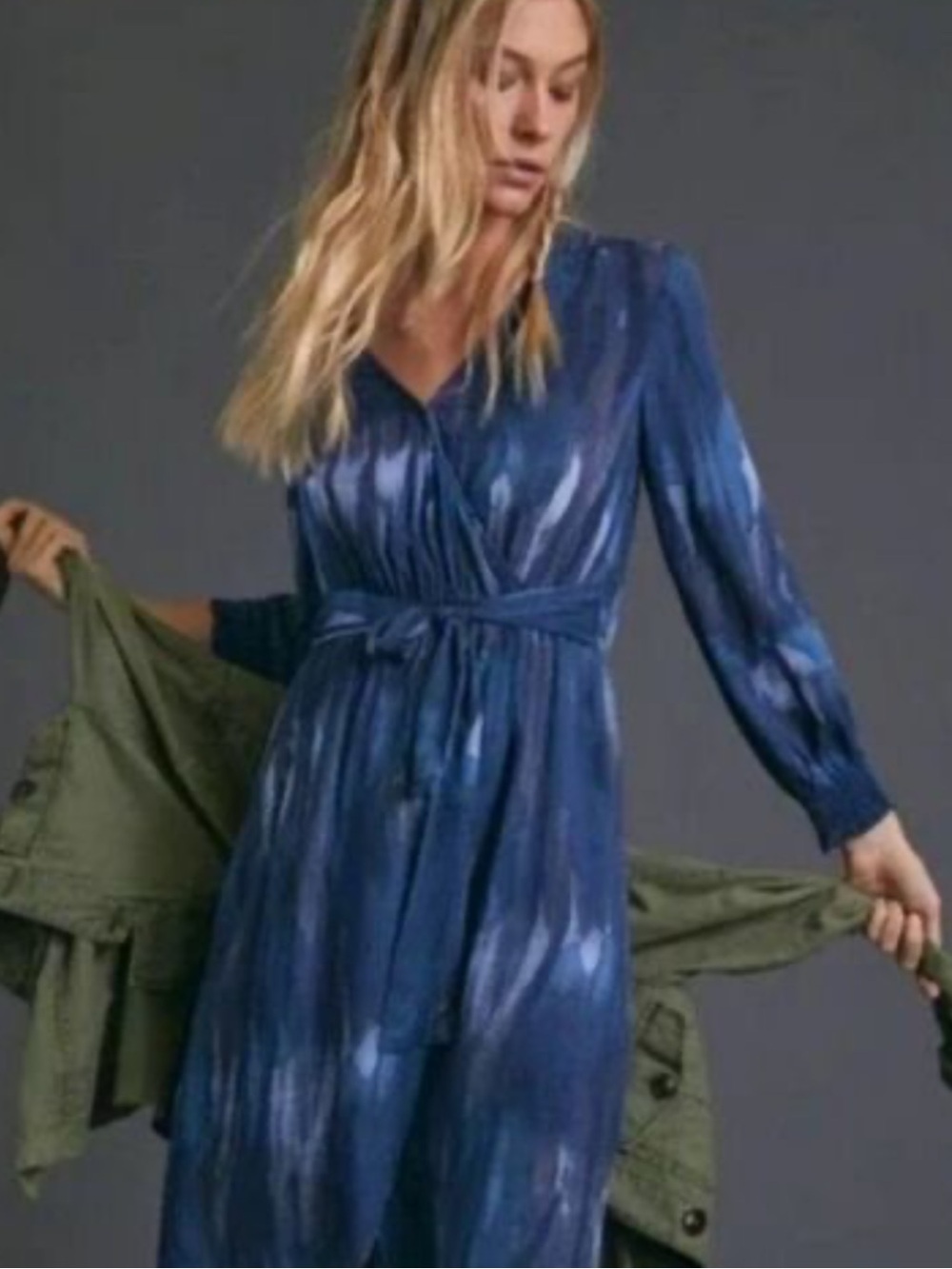 Anthropologie Cloth & Stone Tye Dye Dress